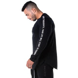 Gym Fitness Quick Dry Shirt Men Running Sport Long Sleeves T-shirt Trackwear Tee Tops Autumn Male Bodybuilding Training Clothing