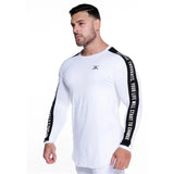 Gym Fitness Quick Dry Shirt Men Running Sport Long Sleeves T-shirt Trackwear Tee Tops Autumn Male Bodybuilding Training Clothing