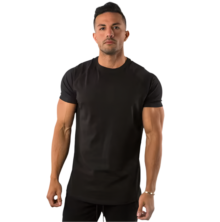 Gym Fitness Quick Dry Shirt Men Running Sport Long Sleeves T-shirt Trackwear Tee Tops Autumn Male Bodybuilding Training Clothing
